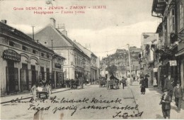 T2 Zimony, Zemun, Semlin; FÅ‘ Utca, Herrman Weisz üzlete / Main Street, Shop - Unclassified