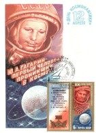 * 4 Db MODERN Szovjet CM (Carte Maximum) Å±rhajós Lap / 4 Modern Soviet CM Astronauts Postcards - Unclassified