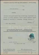 1940 Bp., Meghívó 'Az Orvostársadalom Aktuális Gazdasági Kérdései'... - Non Classés