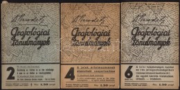 Cca 1940 Dr. Bendetz és Társa: Grafológiai Tanulmányok 2,4,6. Füzet (3 Db) - Non Classés
