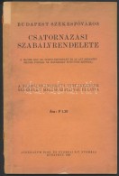 1936 Bp., Budapest SzékesfÅ‘város Csatornázási Szabályrendelete, Athenaeum... - Non Classés