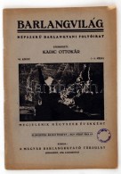 1936 Barlangvilág. NépszerÅ± Barlangtani Folyóirat. Szerkeszti:Kadic Oszkár. VI.... - Non Classés