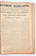 1898-1902 A Szabók Szaklapja Számos Lapszáma Egybekötve, érdekes... - Non Classés