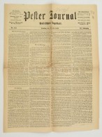 1869 Pester Journal, Politisches Tageblatt III. Jahrgang Nr. 133., 4p - Non Classés