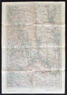 1915 Kolomea és Környéke, 1:200000, K. U. K. Militärgeographisches Institut, A... - Autres & Non Classés