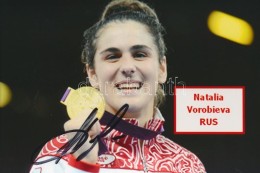 Natalia Vorobieva Olimpiai Bajnok Birkózó Saját Kézzel Aláírt... - Other & Unclassified