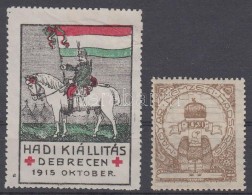 ** (*) 1915-1920 Hadi Kiállítás Debrecen és Magyar Nemzeti Hadsereg 2 Klf... - Non Classés