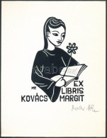 Meskó Anna (1943-2010)- Póka György (1944-): Ex Libris Kovács Margit. Linó,... - Autres & Non Classés