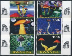 ** Ruanda 1999 Gomba 6 Klf ívszéli Bélyeg - Other & Unclassified