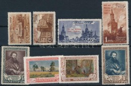 ** 1947-1948 800 éves Moszkva Sor Mi 1121-1124 + Ivan Shishkin Halálának 50.... - Other & Unclassified