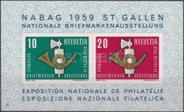** 1959 Nemzetközi Bélyegkiállítás Blokk Mi 16 (Mi EUR 18,-) - Autres & Non Classés