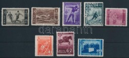 ** 1938 Sport Sor Mi 528-535 (Mi EUR 40,-) (535 Gumihiba / Gum Disturbance) - Autres & Non Classés