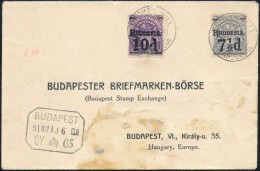 1910 Levél Budapestre Küldve - Autres & Non Classés