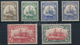 * Kamerun 1905 Császári Jacht 6 Klf érték Mi 20, 21 I, 23 Ia, 23 IIc, 24 IA, 25 IIA - Andere & Zonder Classificatie