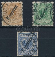 O Kamerun 1897 Mi 1b, 2, 4 - Andere & Zonder Classificatie