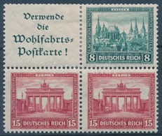 * 1930 Nothilfe Füzetösszefüggés Négyestömb Mi S76+S84 - Autres & Non Classés