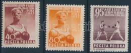 ** 1953 Európai ökölvívó VB Sor Mi 802-804 - Autres & Non Classés