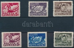 ** 1948 Munkás Párt Sor Mi 505-510 - Other & Unclassified