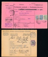 1912-1929 2 Db Postautalvány - Other & Unclassified