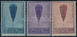 ** 1932 Léghajó Sor Mi 344-346 (Mi EUR 130,-) (1.75F Gumihiba / Gum Disturbance) - Autres & Non Classés