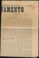 1894 Olasz NyelvÅ± Irredenta Szlovén újság 'Il Rinnovamento', Osztrák... - Autres & Non Classés