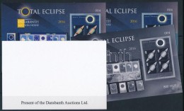 ** 2016 Total Eclipse (Napfogyatkozás) Angol NyelvÅ± Emlékív 4 Db-os Garnitúra Azonos... - Andere & Zonder Classificatie