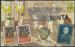 ** 2012 Mészáros Ervin 2 Db MINTA Emlékív Sorszám Nélkül - Other & Unclassified