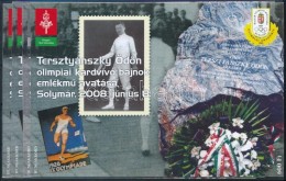 ** 2008/32 Tersztyánszky Ödön 4 Db-os Emlékív Garnitúra (16.500) - Other & Unclassified