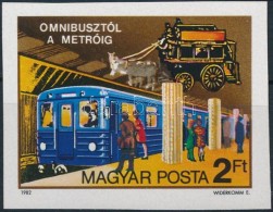 ** 1982 Omnibusztól A Metróig Vágott Bélyeg (3.000) - Other & Unclassified