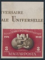 ** 1950 UPU Blokkból Kivágott Bélyeg Széllel (18.000) (blokk Kis Papír... - Autres & Non Classés