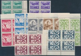 ** 1933 RepülÅ‘ Sor Négyes Tömbökben / Mi 502-510 Blocks Of 4 - Autres & Non Classés