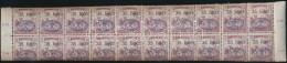 ** Debrecen I. 1919 Arató 35f/3f 20-as Tömbben (40.000) / Mi 23 Block Of 20. Signed: Bodor - Other & Unclassified