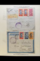 DAHOMEY 1939-1945 Interesting Collection Of CENSORED COVERS, Mostly Air Mail, All But One With Attractive Multiple... - Other & Unclassified