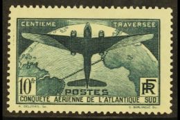1936 10f Myrtle-green Atlantic Flight Stamp, SG 554, (Yv 321) Very Fine Mint. For More Images, Please Visit... - Sonstige & Ohne Zuordnung