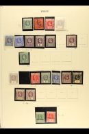 1878-1974 MINT & USED COLLECTION Presented On Pages. Inc QV Range To 1s Used, KEVII To 6d & 1s Mint, KGV... - Fiji (...-1970)