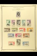 1944-1963 VERY FINE MINT All Different Collection On Scott Printed Leaves. With 1944-45 Falklands Overprinted... - Falkland Islands