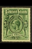1921-28 3s Slate-green, SG 80, Fine Mint. For More Images, Please Visit... - Falklandeilanden
