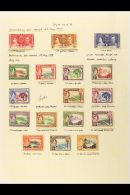 1937-1951 COMPLETE SUPERB MINT COLLECTION On Leaves, All Different, Inc 1937-48 Set, 1948 Wedding Set, 1951 Set... - Dominica (...-1978)