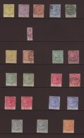 1877-90 VICTORIA COLLECTION  On A Stock Page. Mint & Used (chiefly Mint) Ranges Inc 1877-79 ½d, 4d And... - Dominica (...-1978)