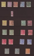 1877-90 VICTORIA COLLECTION  On A Stock Page. Mint & Used (chiefly Mint) Ranges Inc 1877-79 ½d, 4d And... - Dominique (...-1978)