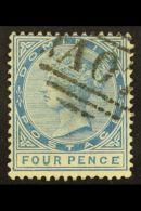1877 - 9 4d Blue, Variety "malformed CE In Pence", SG 7a, Very Fine Used. For More Images, Please Visit... - Dominica (...-1978)