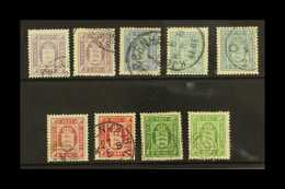 OFFICIALS 1875-1902 Complete P14x13½ Basic Set Plus Shades Incl. 4o Ultramarine And 32o Yellow-green, Facit... - Other & Unclassified