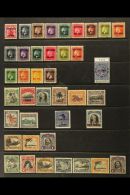 1919-1949 VERY FINE MINT COLLECTION On Stock Pages, ALL DIFFERENT, Inc 1919 Set With Most Perf Types Inc Both 1s,... - Islas Cook