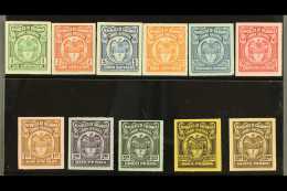 REVENUE STAMPS - PROOFS Perkins Bacon & Co. "Timbre Nacional" Set (1c To 20p) - IMPERF PROOFS On Thin Paper,... - Kolumbien