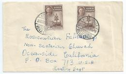 Gold Coast 1951 Cover From KOFORIDUA (SN 2110) - Gold Coast (...-1957)