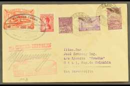 1932 ZEPPELIN FLIGHT. 1932 (24 March) Cover Bearing An Interesting Mixed Franking Of TOBON 6c (Colombian Private... - Colombie