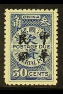 POSTAGE DUES 1912 30c Blue Postage Due, SG D241, Very Fine And Fresh Mint. For More Images, Please Visit... - Autres & Non Classés