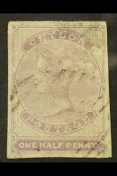 1857-64 ½d Reddish Lilac, SG 16, Fine Lightly Used With 4 Large Margins, Some Slight Surface Rubbing Behind... - Ceylan (...-1947)