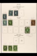 1857-1952 A Most Useful Collection On Pages, Incl. A Range Of 1857-59 Imperfs Incl. 6d On Blued Paper, 1s 9d... - Ceylan (...-1947)