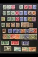 1900-2003 USED COLLECTION Presented On Stock Pages. Includes 1900 ½d & 1d, 1902-03 Set To 2½d,... - Cayman (Isole)